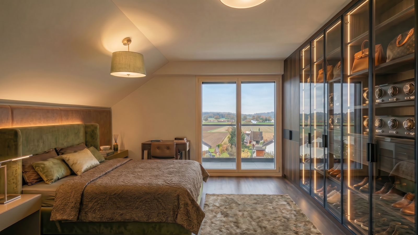 EFH Zürich_Schlafzimmer